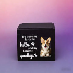 Custom Photo Pet Urn – Cherish Memories, Say Goodbye with Love
