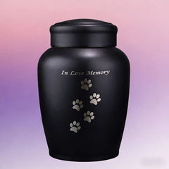 Paw Print Pet Urn – Honor Your Beloved Pet’s Memory Elegantly