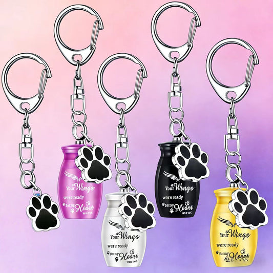 Portable Pet Memorial Urn Keychain — Keep Their Love Close Forever